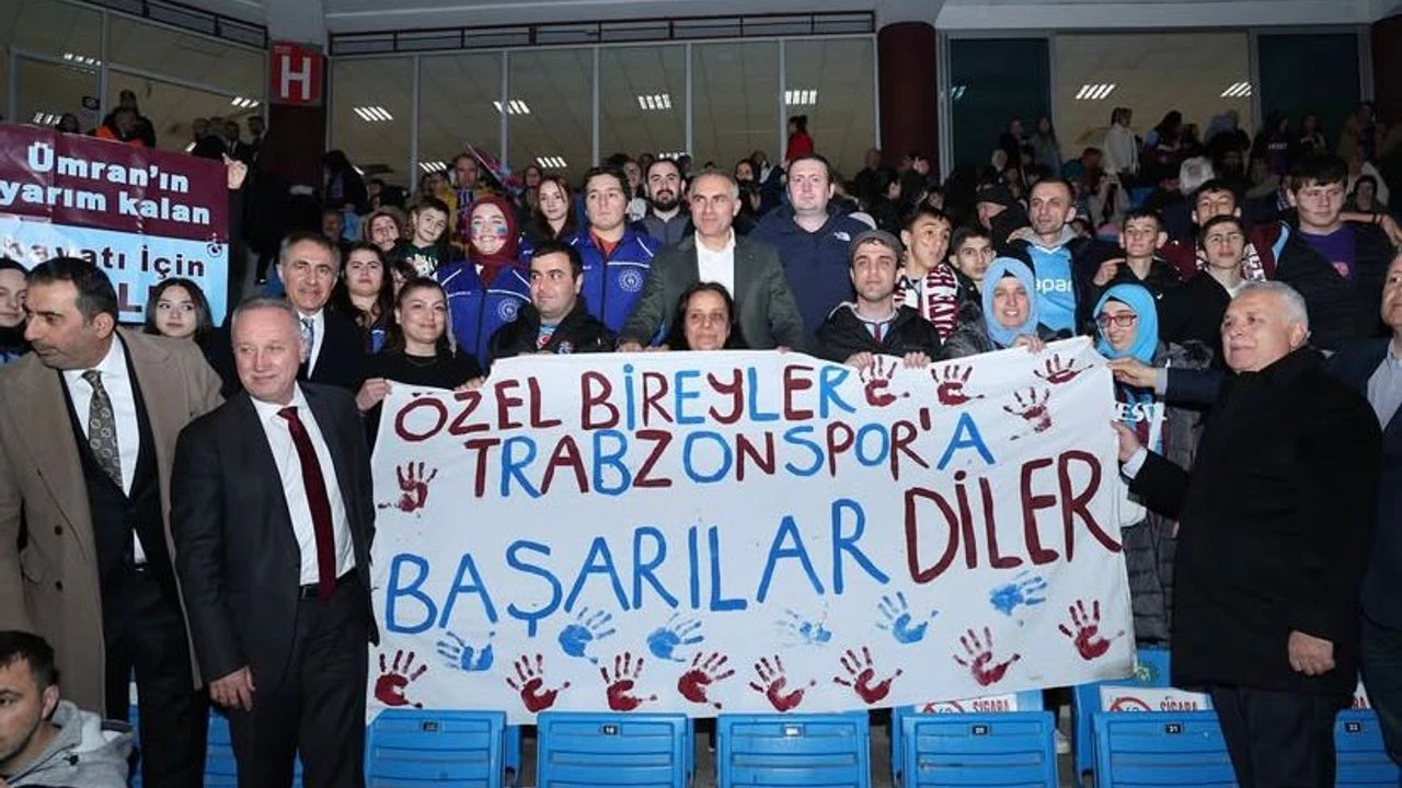Engelliler Trabzonspor ile buluştu.